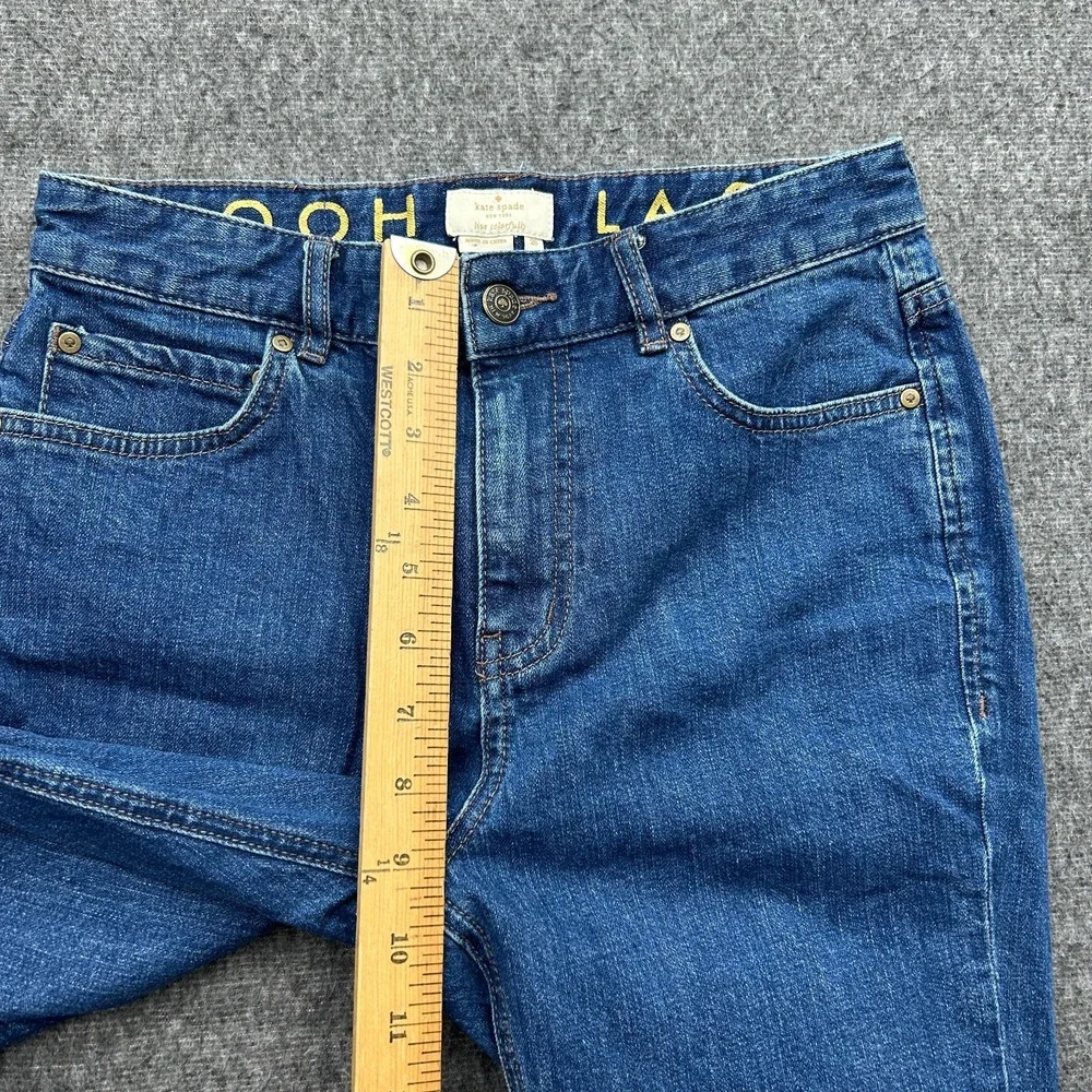Kate Spade Jeans Women's Ooh La La Straight Leg Size 26‎ Raw Hem